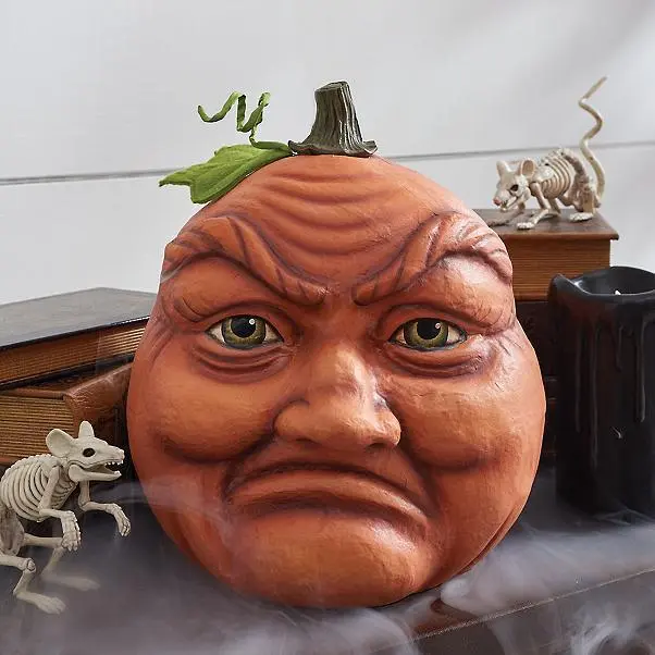 Halloween Pumpkin Outdoor Garden Decoration Ghost Party Pumpkin Six Weird Resin Crafts Ornaments