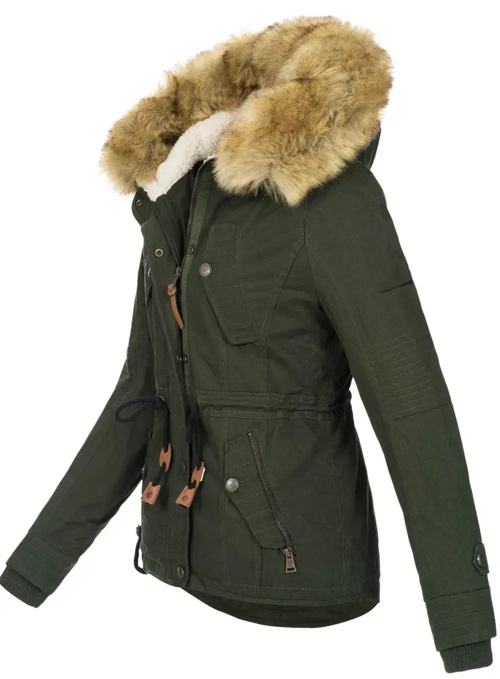 Women's winter short coat to keep warm