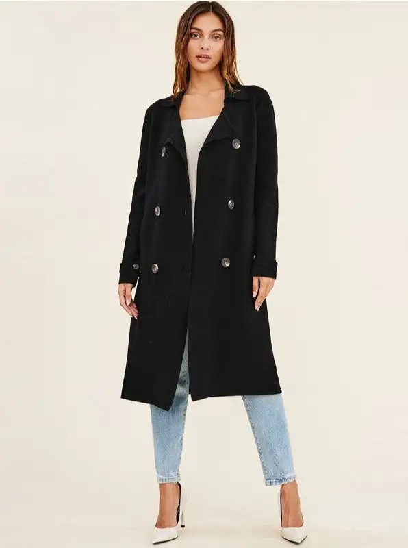 Double Breasted Coatigan