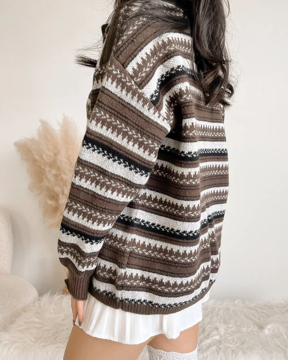 VINTAGE INSPIRED: RILEY OVERSIZED KNIT SWEATER