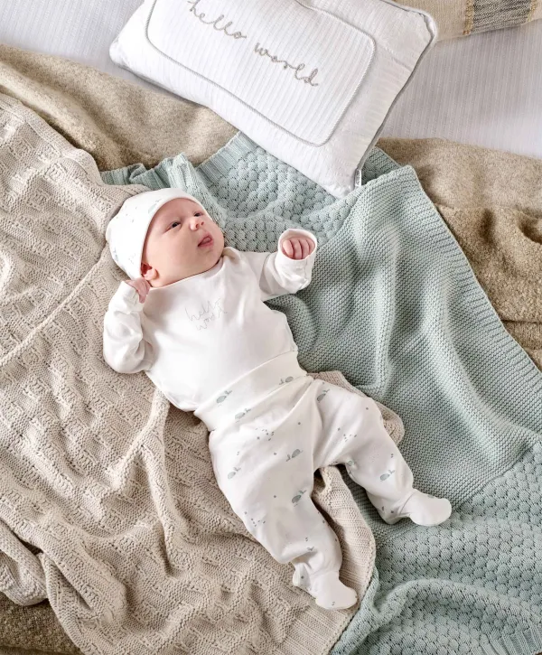 My First Outfit Set (3 Piece) - Whale