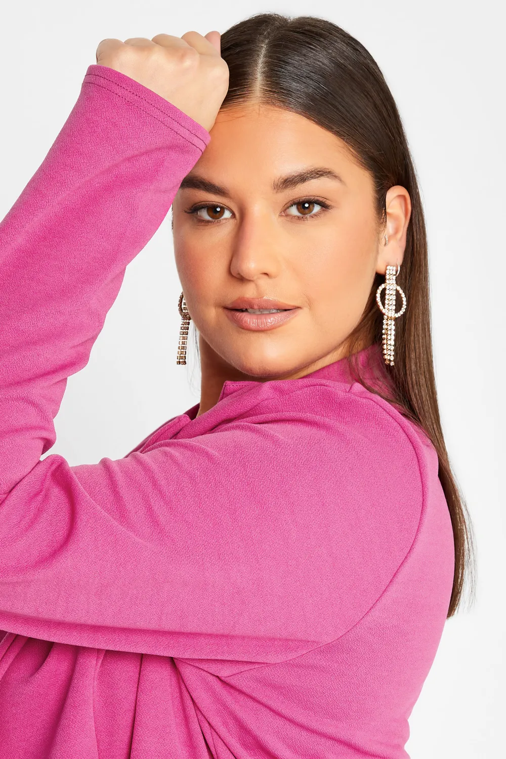 LTS Tall Black Scuba Longline Blazer