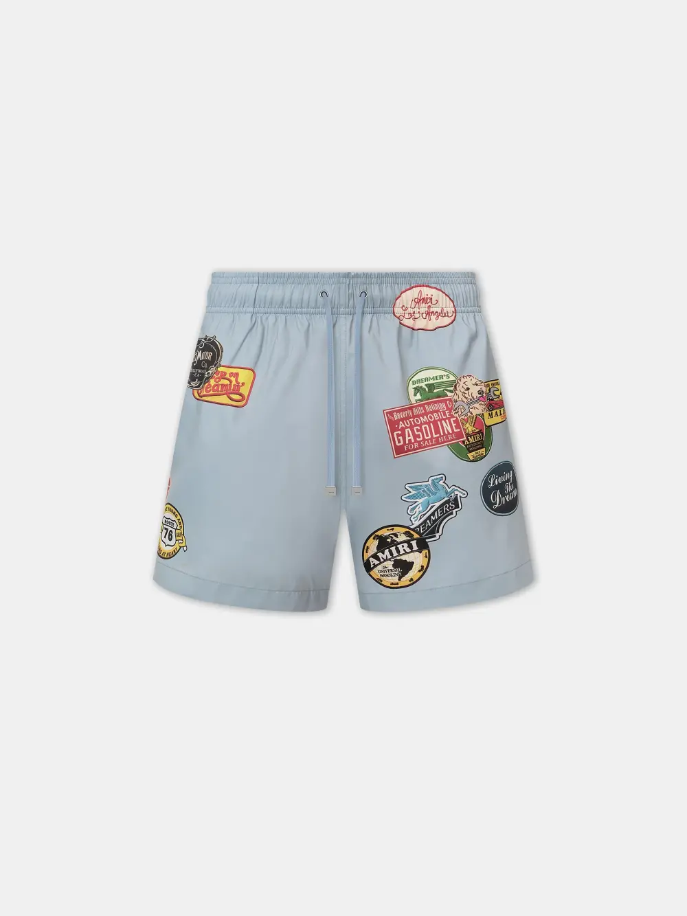 Station Patch Swim Trunk - Ashley Blue