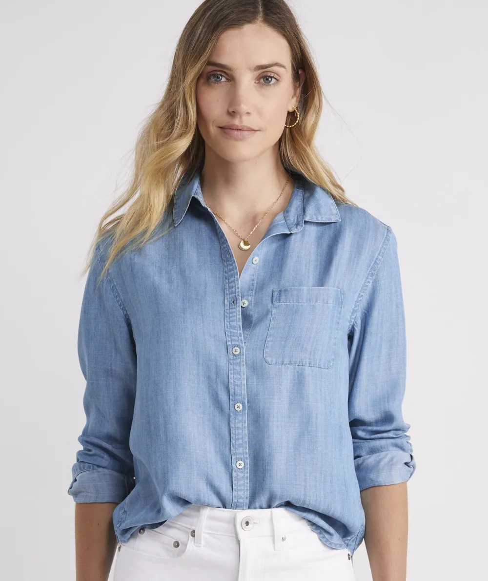 Chambray Classic Button-Down