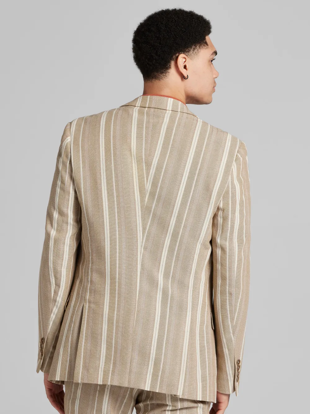 Paisley &Amp; Gray Slim Fit Stripe Suit Jacket