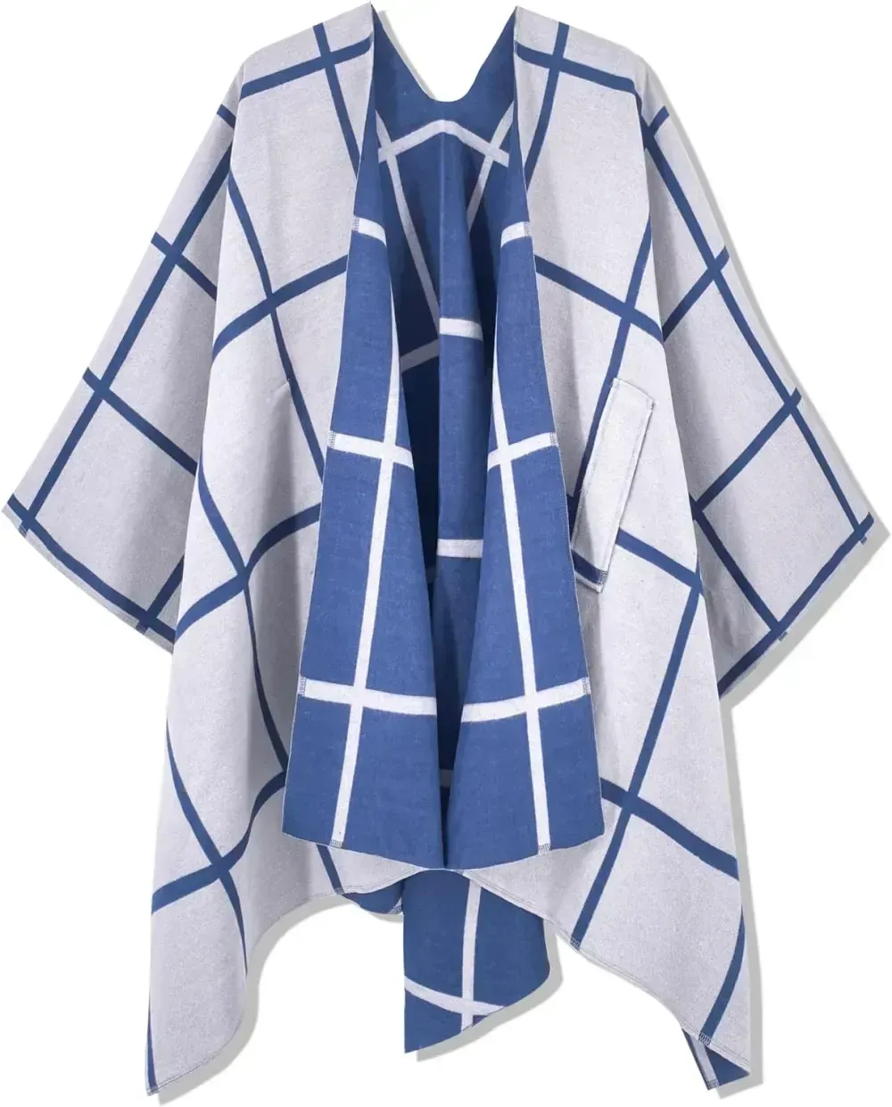 Women's Shawl Wrap Poncho Ruana Cape Open Front Cardigan Shawls for Fall Winter