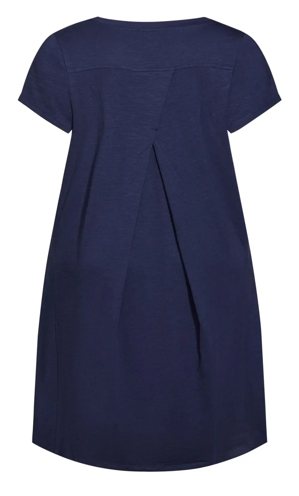 Evans Navy Blue Pocket Midi Dress