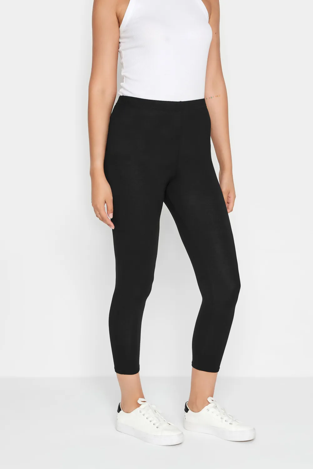 LTS Tall Black Cropped Leggings