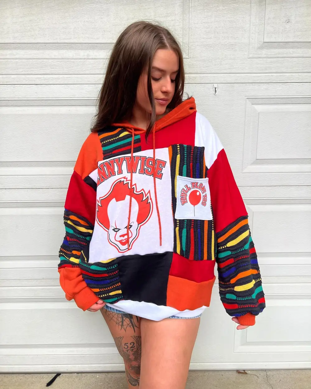 Red hoodie sweatshirts how perfect and cozy piece for your Halloween day