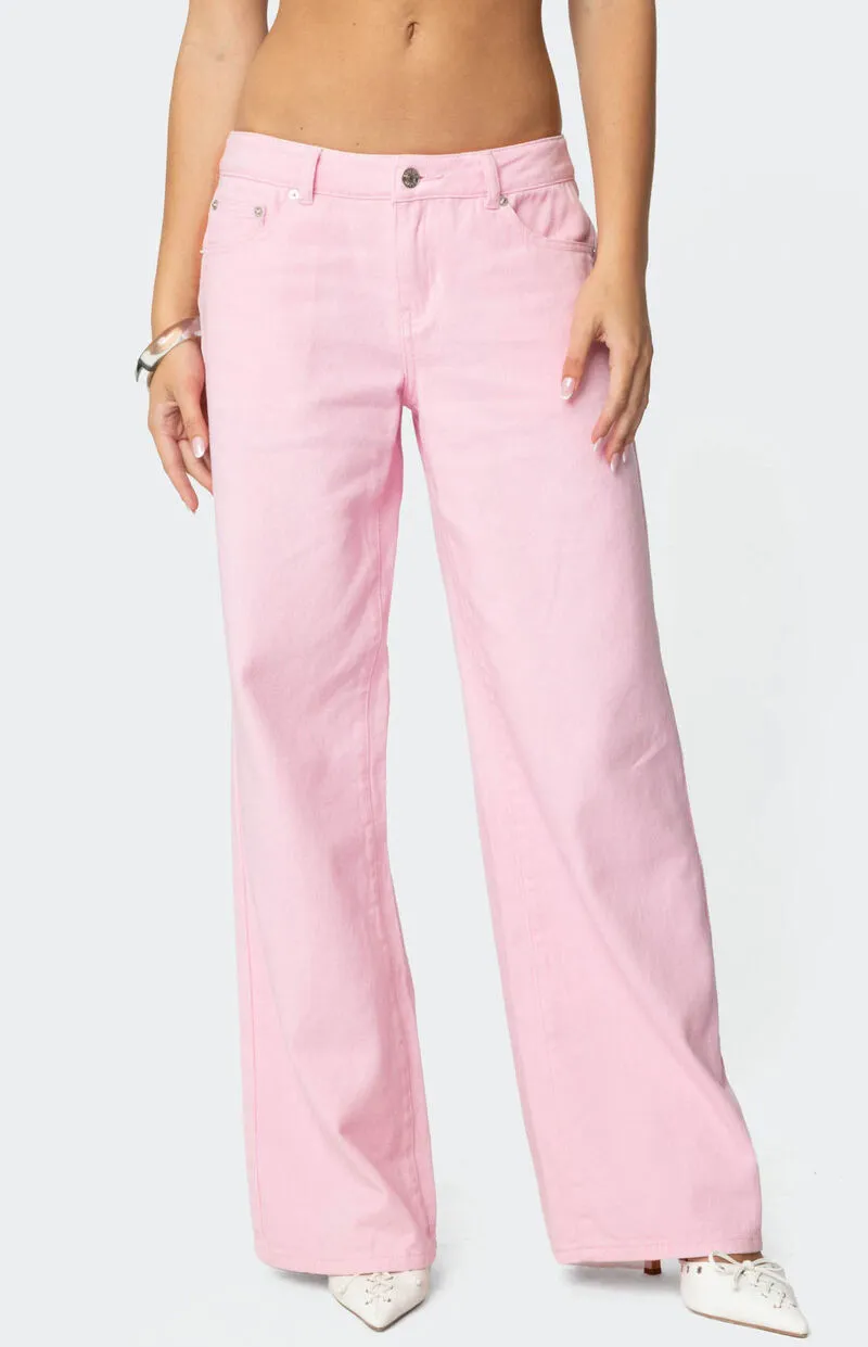 Edikted Roman Low Rise Slouchy Jeans