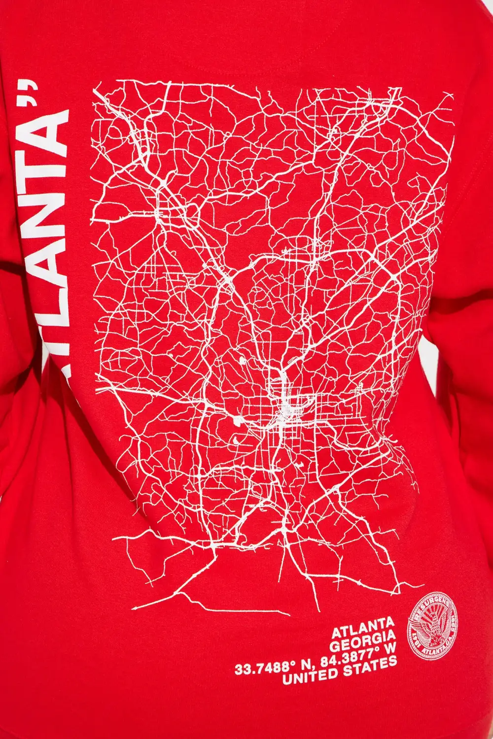 Destination Atlanta Hoodie - Red