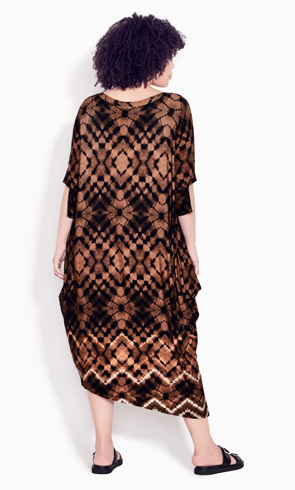 Evans Abstract Print Maxi Dress