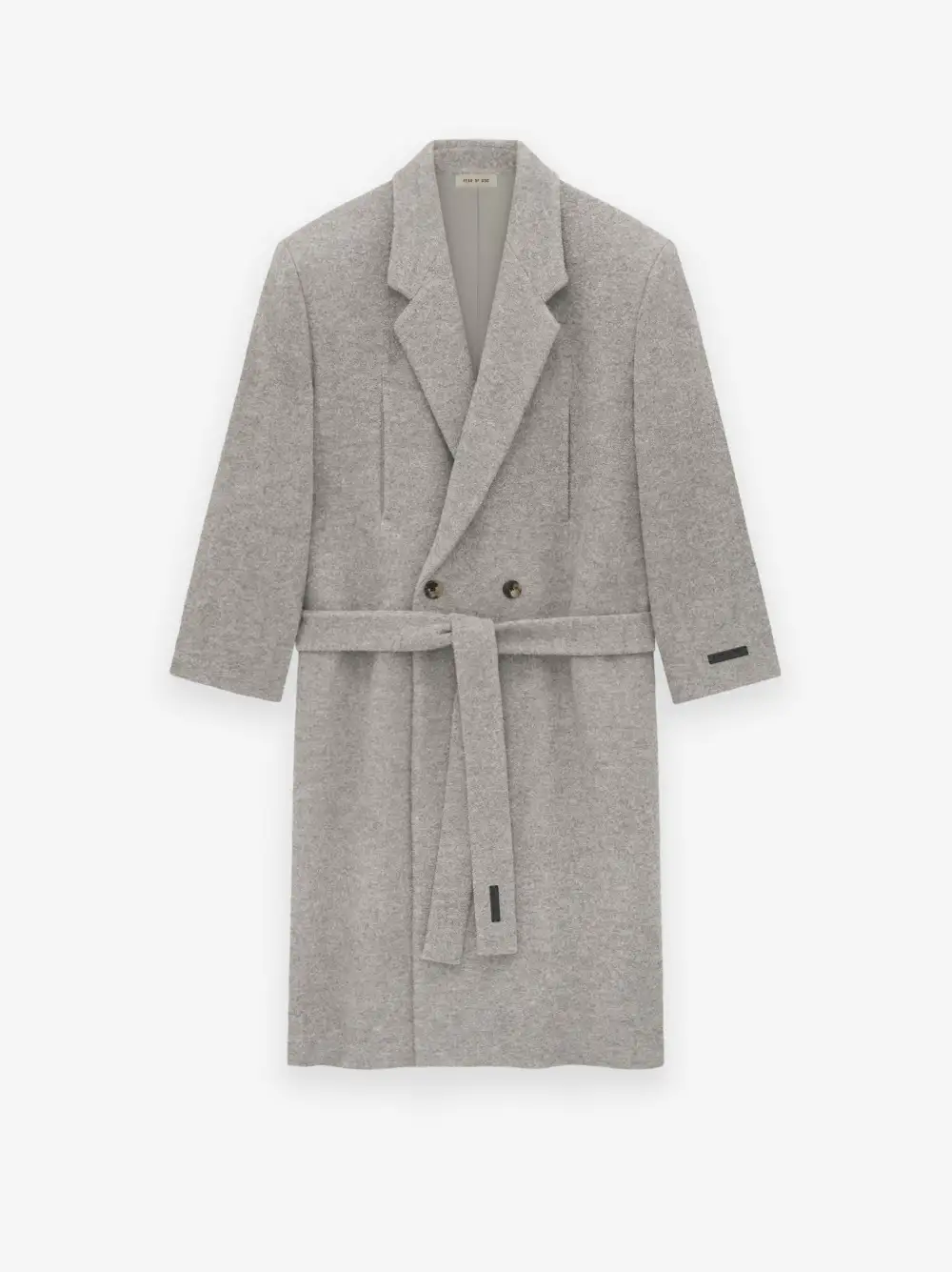 Boiled Wool Relaxed Overcoat