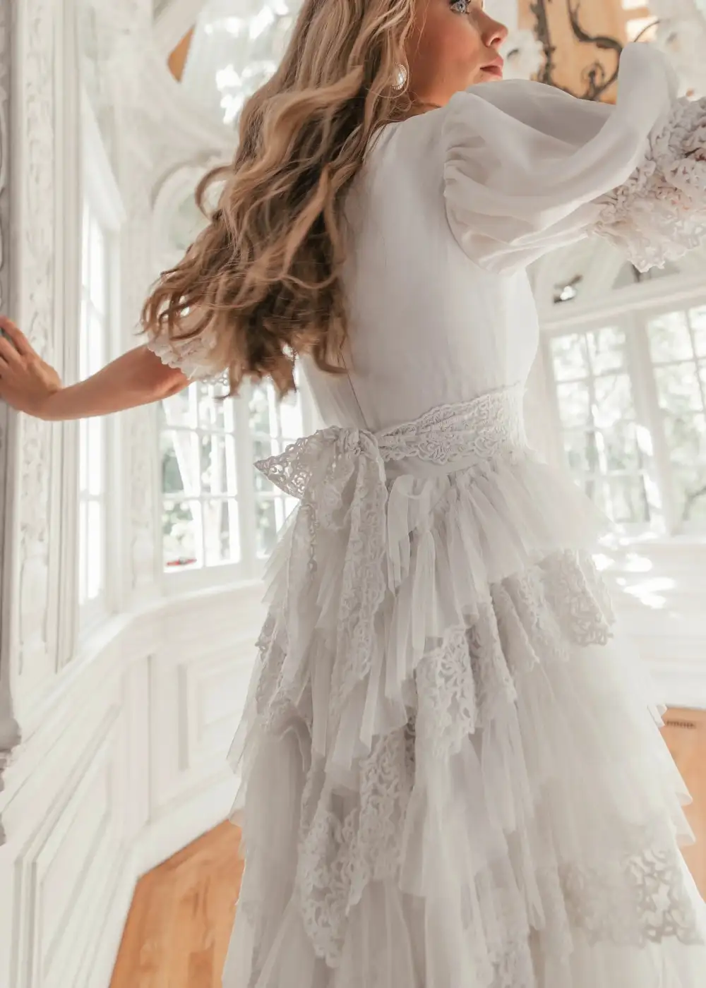 Thumbelina Dress White