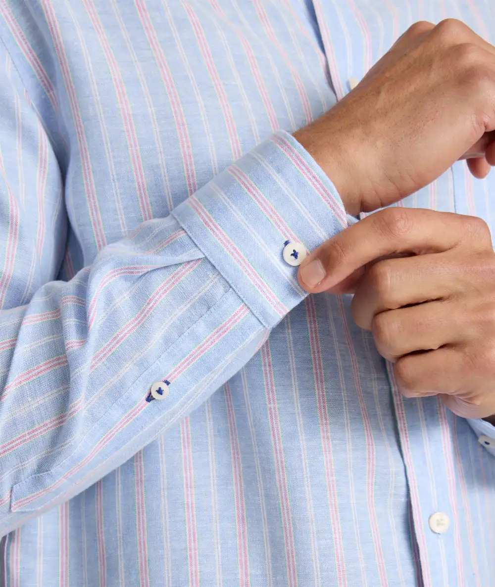 Wrinkle-Resistant Linen Boyd Shirt