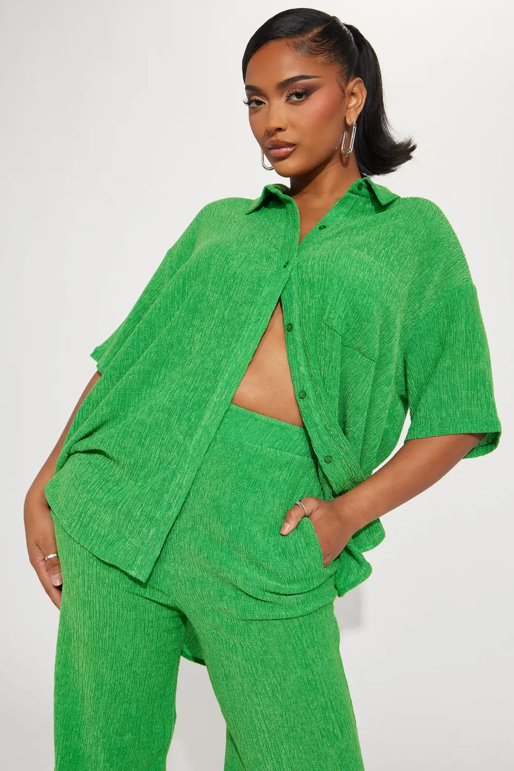 Vacay Vibes Pant Set - Green