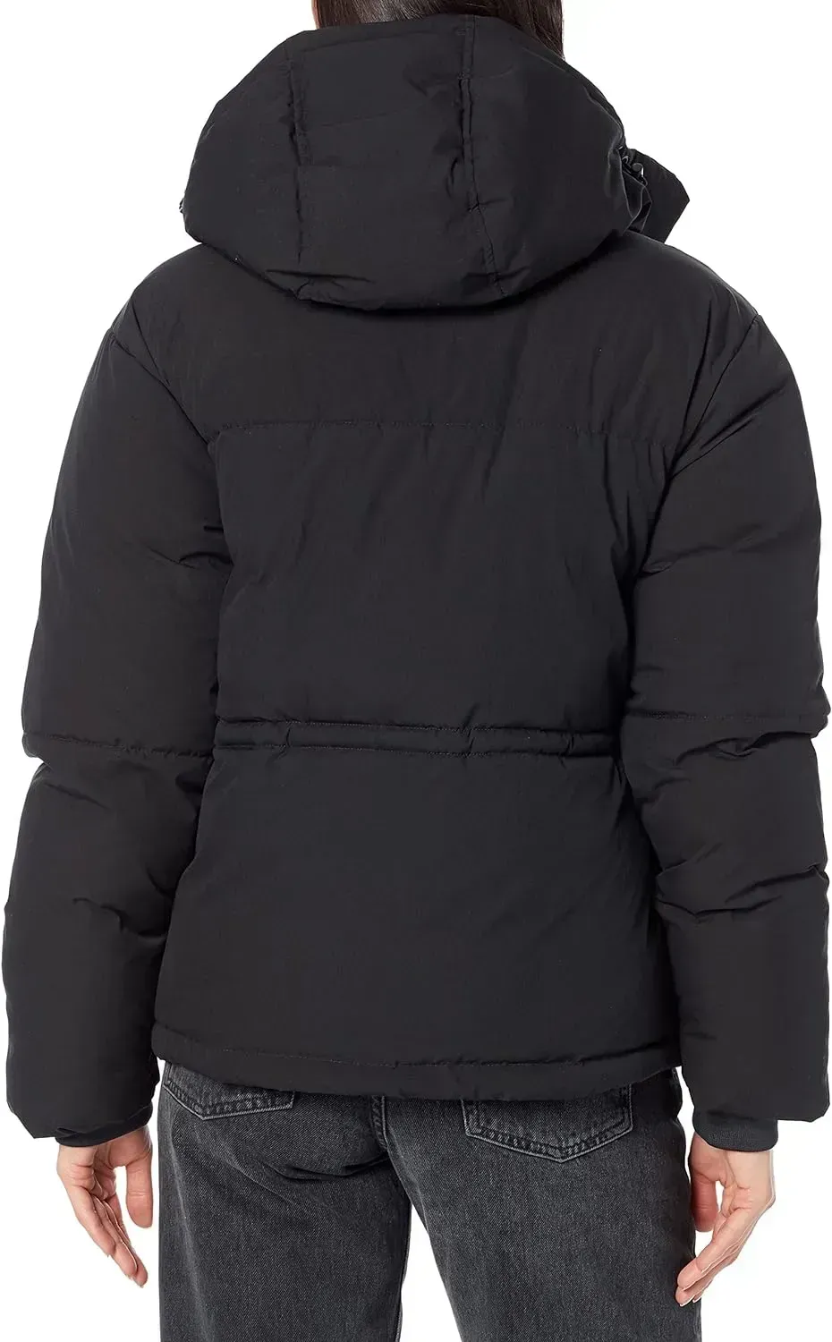 Women's Short Waisted Puffer Jacket (Available in Plus Size)