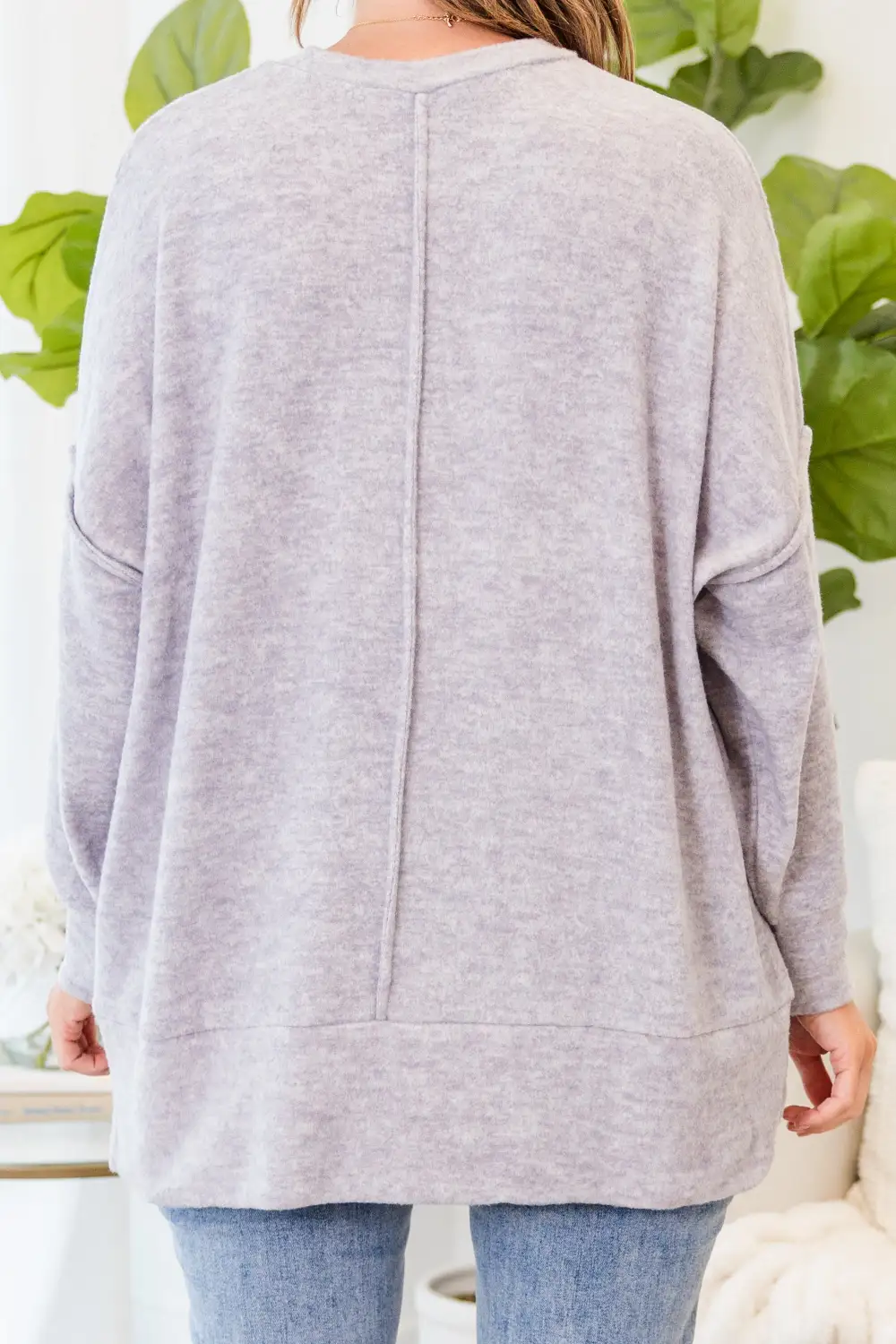 Just Take A Break Sweater, Heather Grey