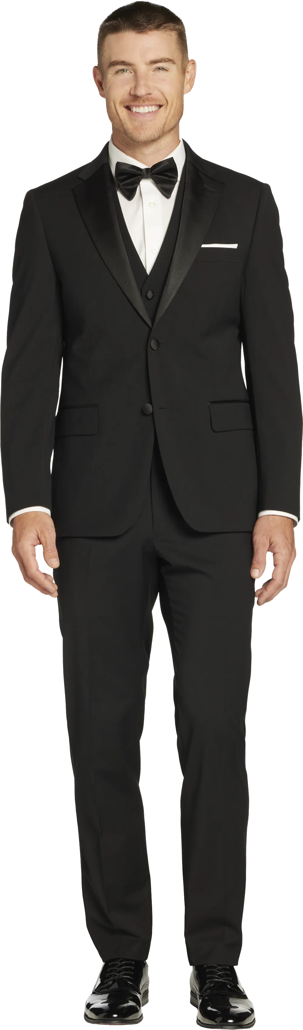 Tommy Hilfiger Modern Fit Wool Blend Tuxedo Jacket