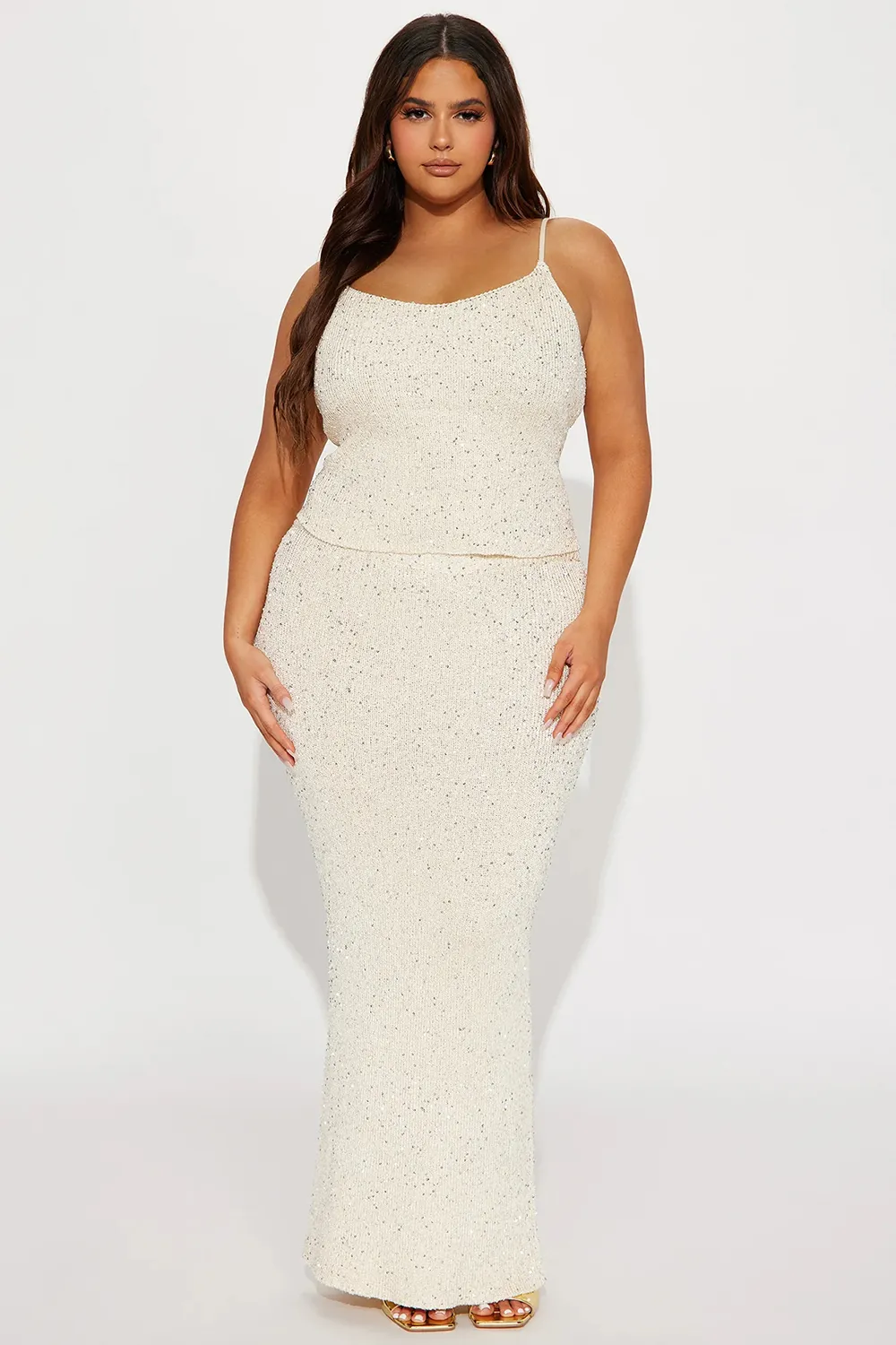 Spring/Summer The Spotlight Sequin Knit Skirt Set