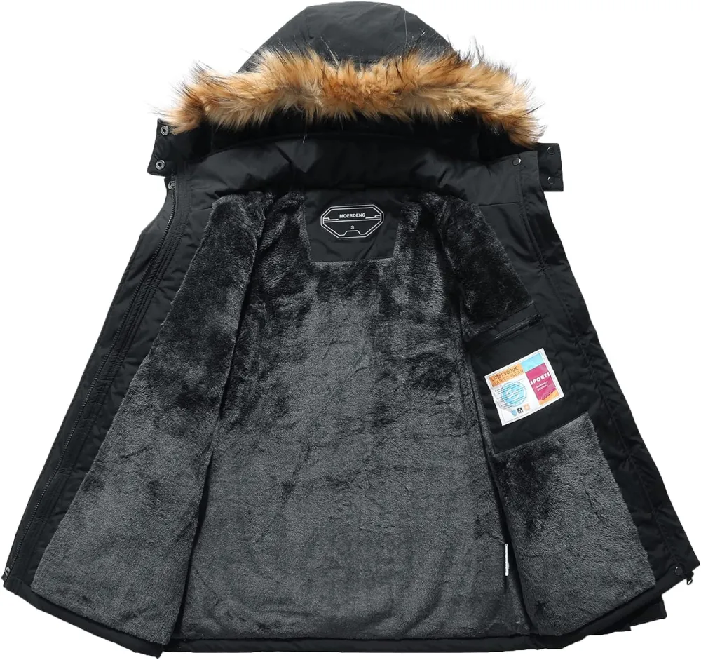 Women's Waterproof Ski Snow Jacket Winter Warm Hooded Snow Coat Mountain Windproof Ski Jacket For Women