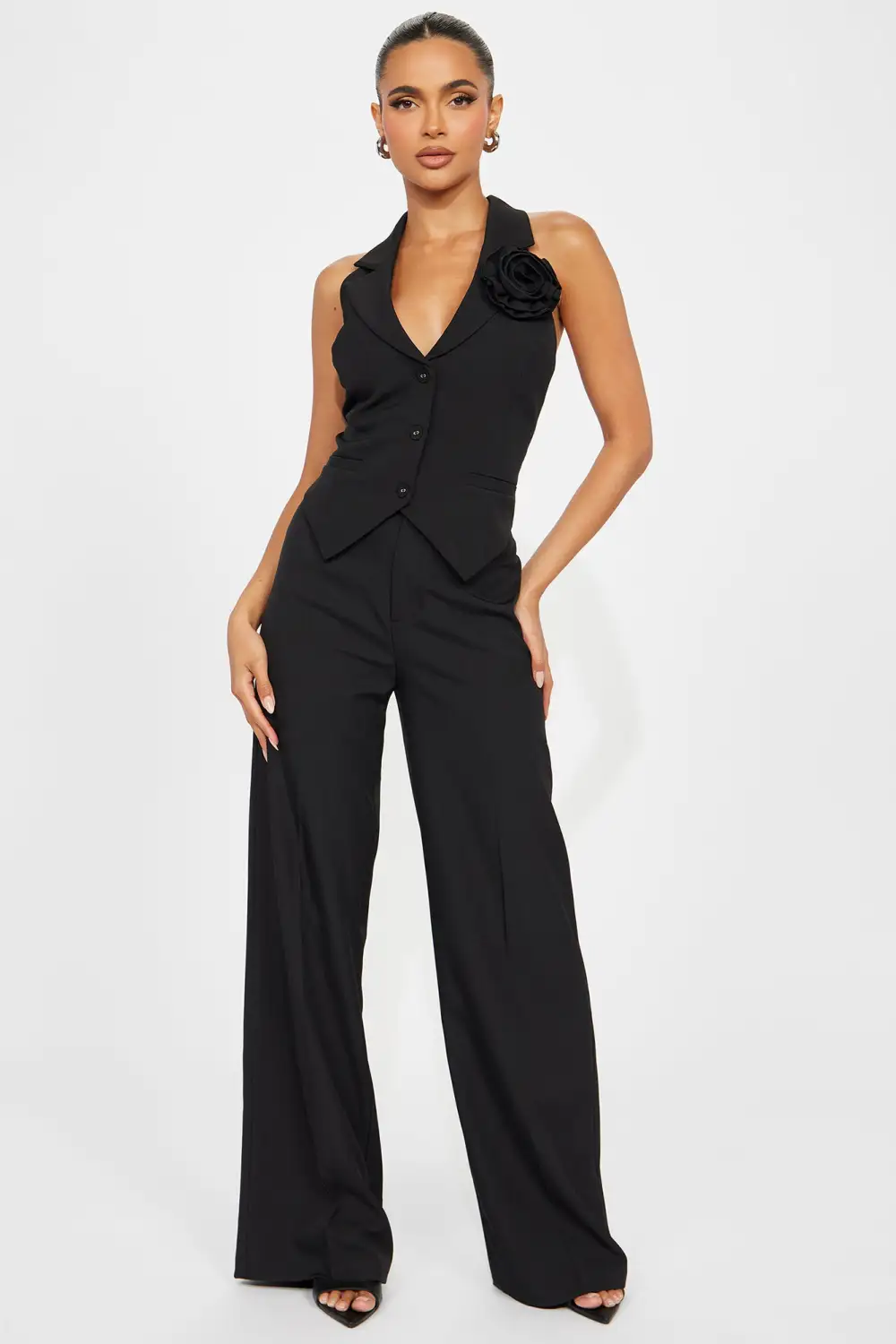 Elle Pant Set - Black