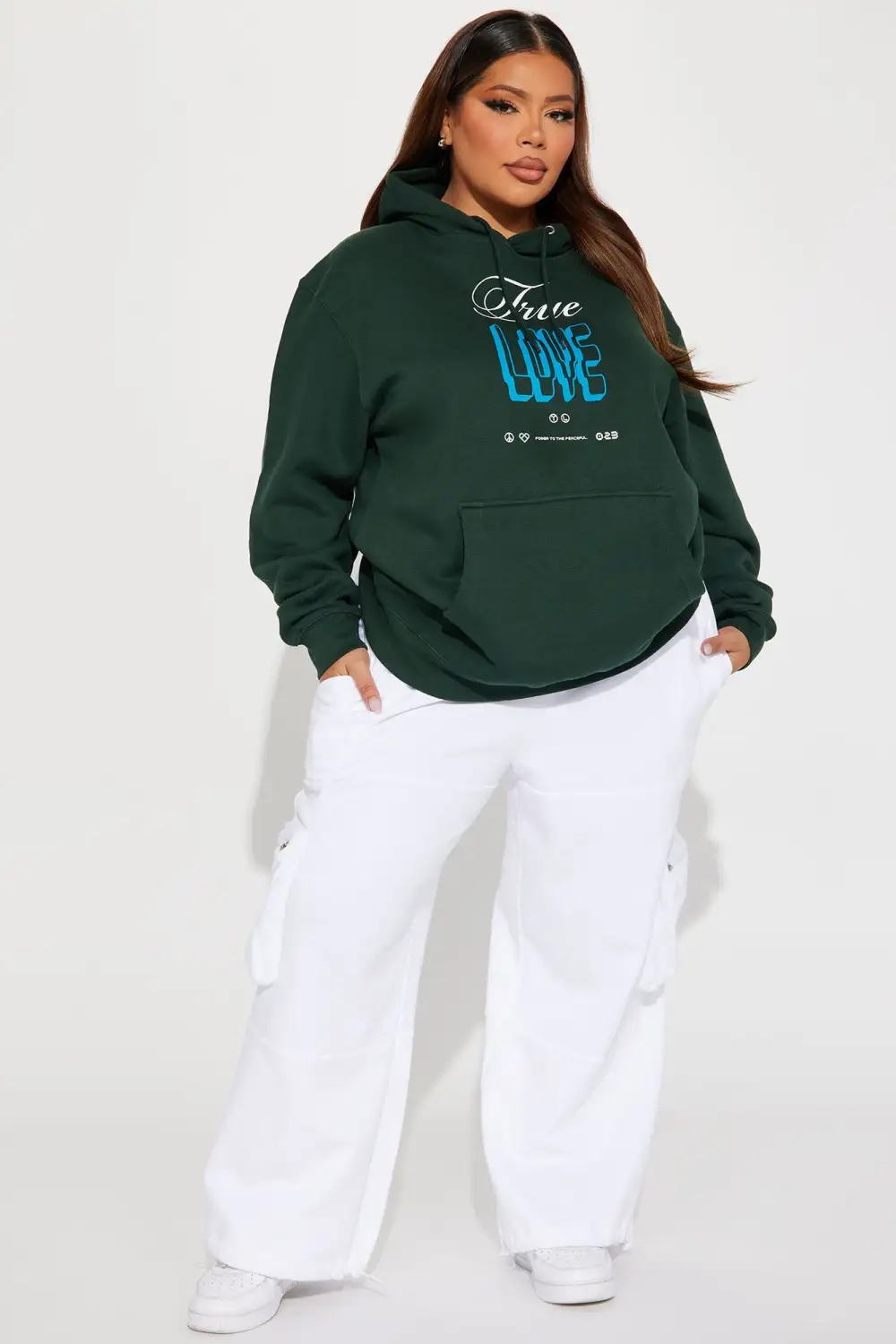 True Love Exists Hoodie - Green