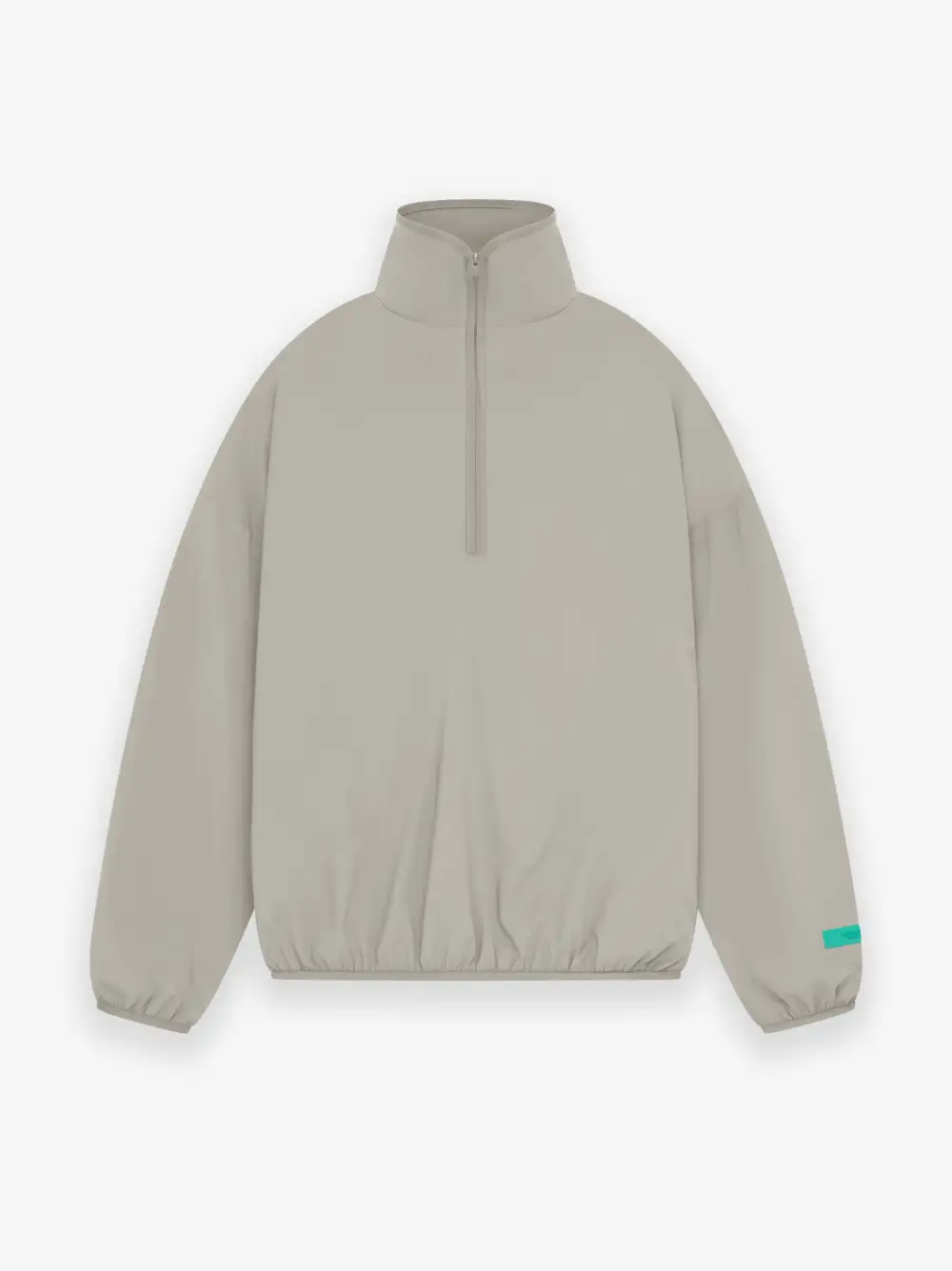 Nylon Halfzip Mockneck