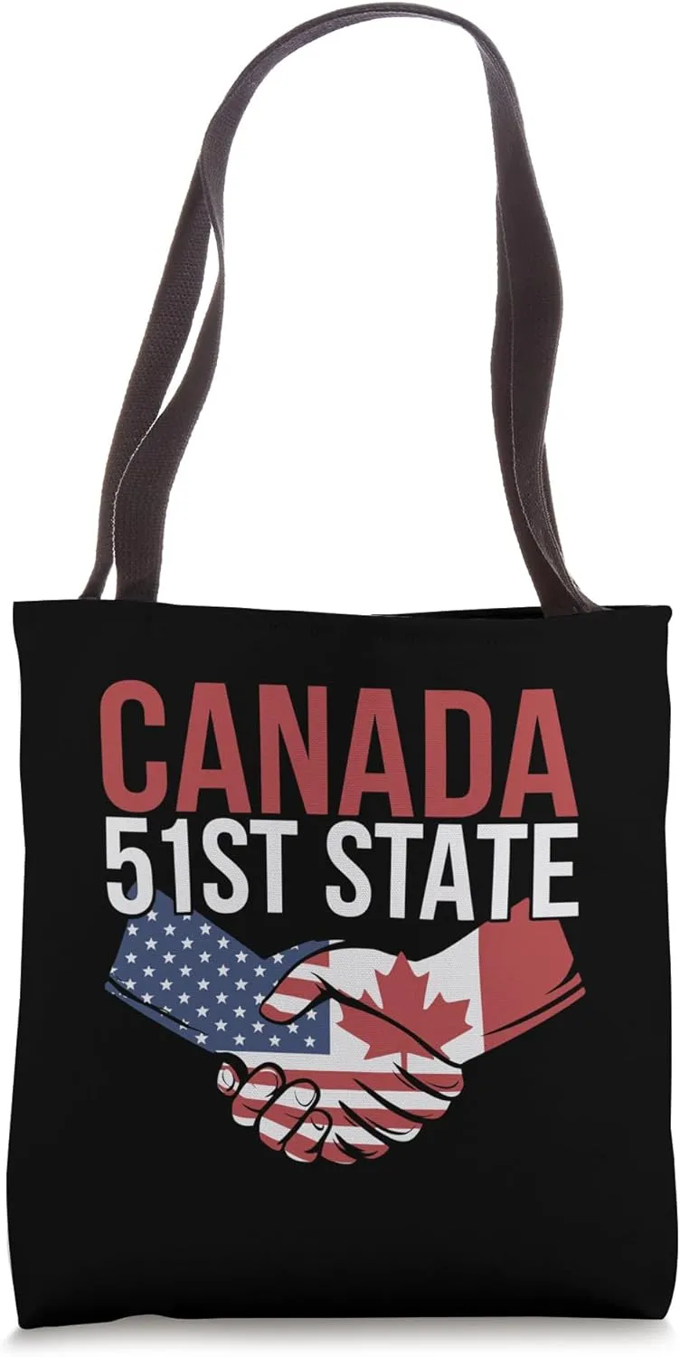 Canada 51st State Trump Tote Bag