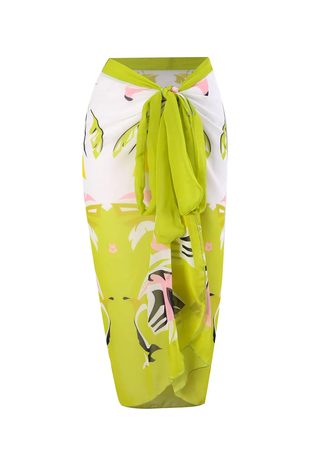 Floral Print Strapless Flower Two Piece Bathing Suit