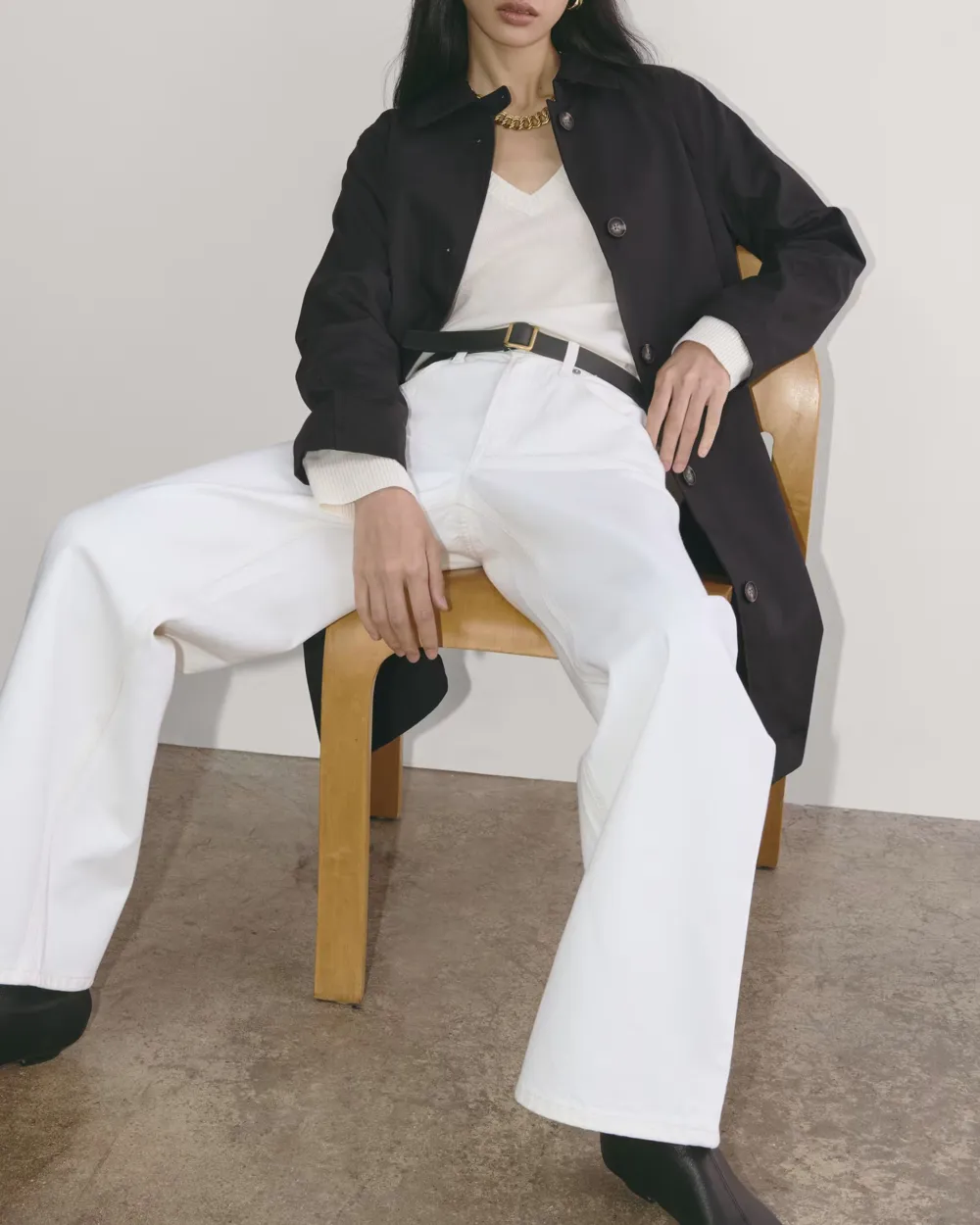 Lapel Neck Coat