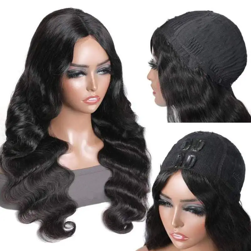 Body Wave V Part Wig No Leave Out Upgraded U Part Wig 100% Human Hair Wig