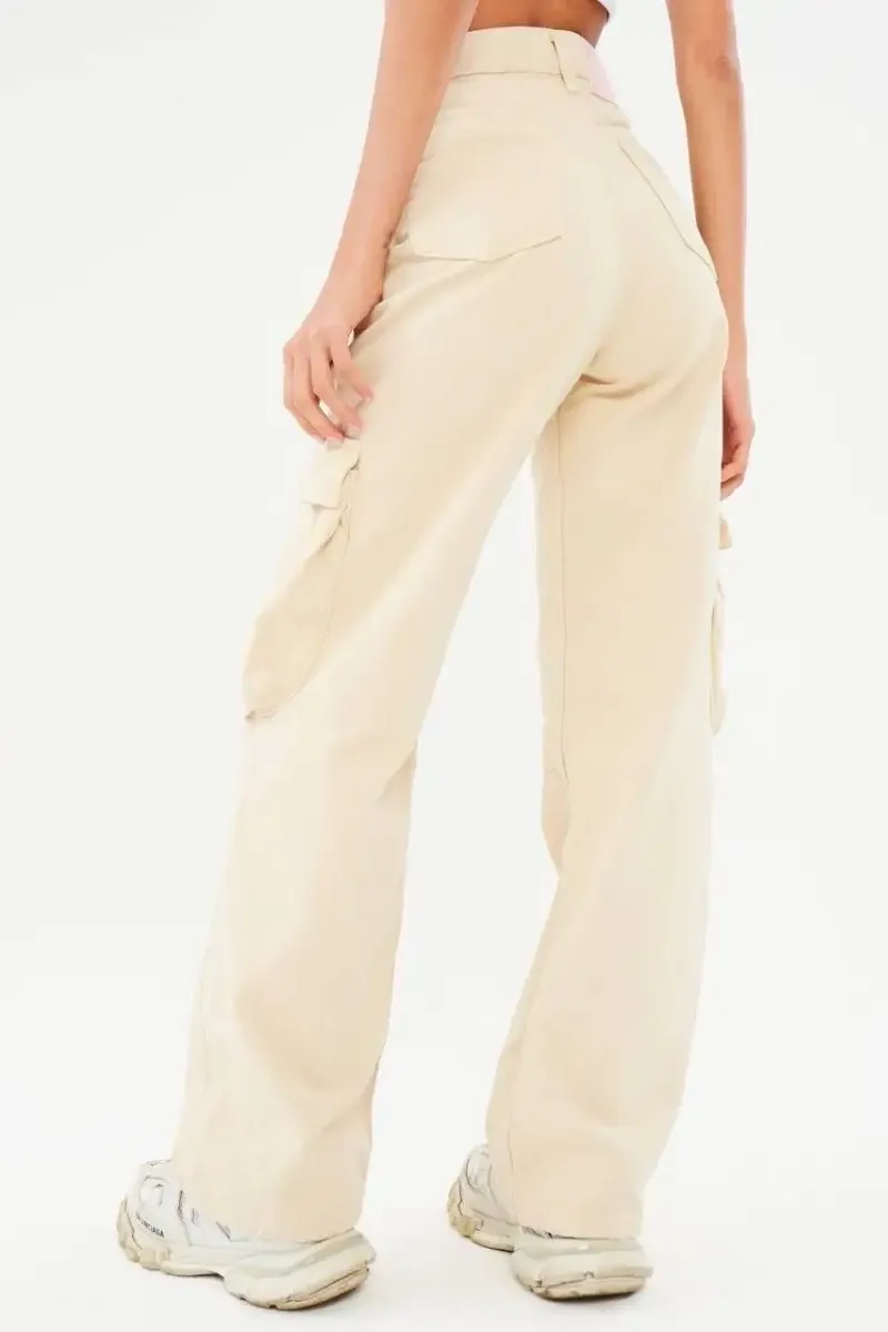 Cargo High Rise Flare Jeans