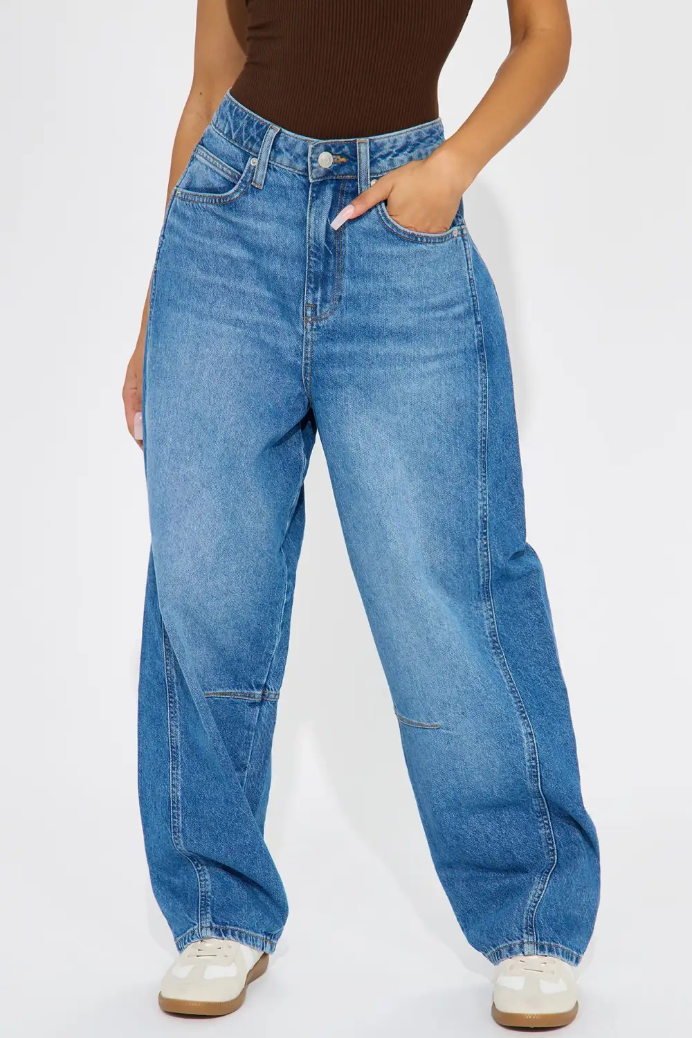Making Plans  Taper Leg Jeans - Medium Wash