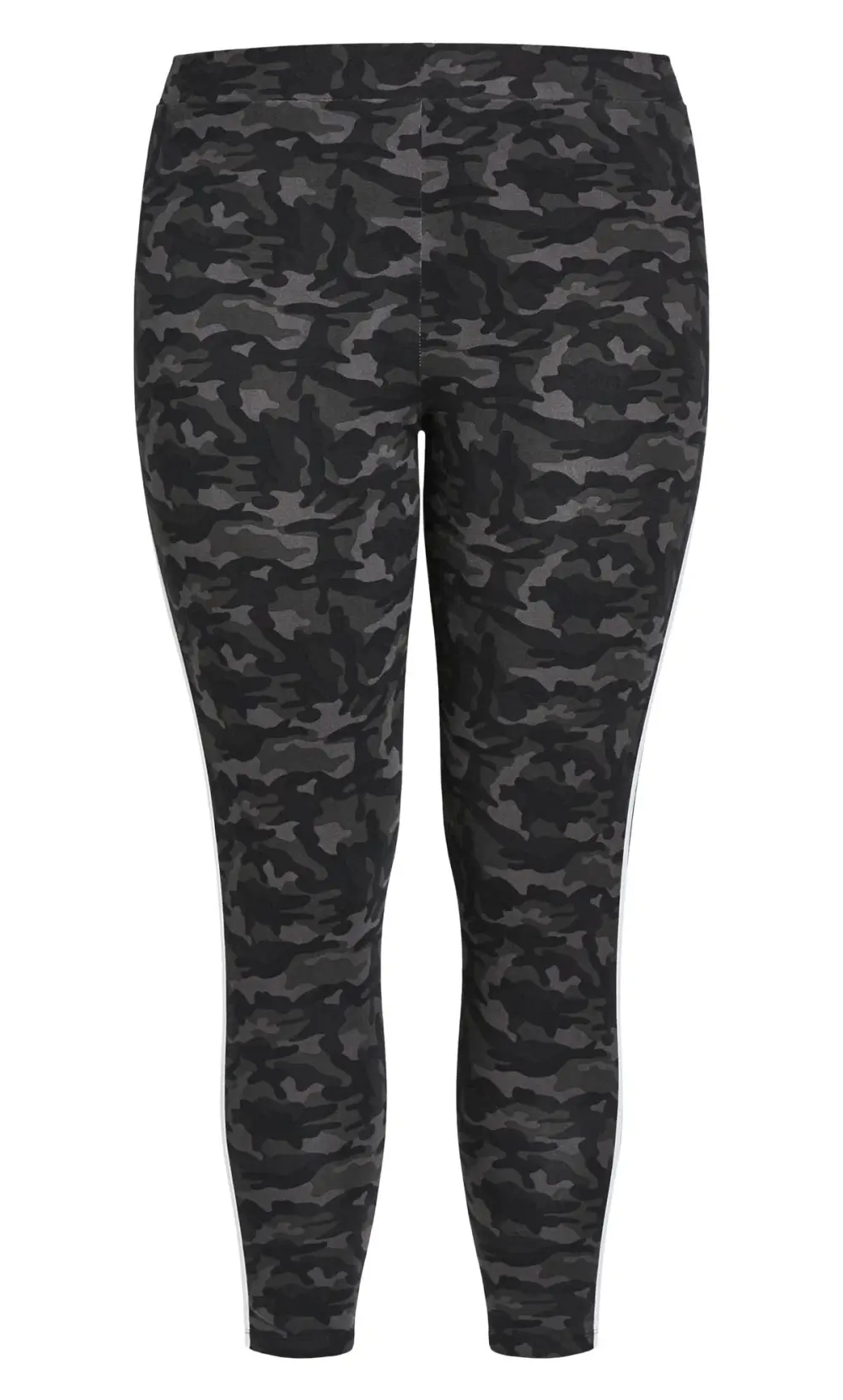 Evans Black 2 Stripe Print Legging