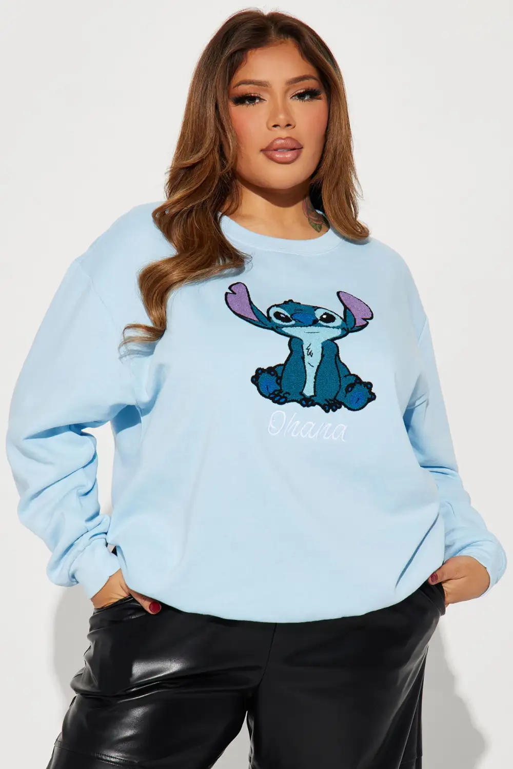 Ohana Stitch Sweatshirt - Blue