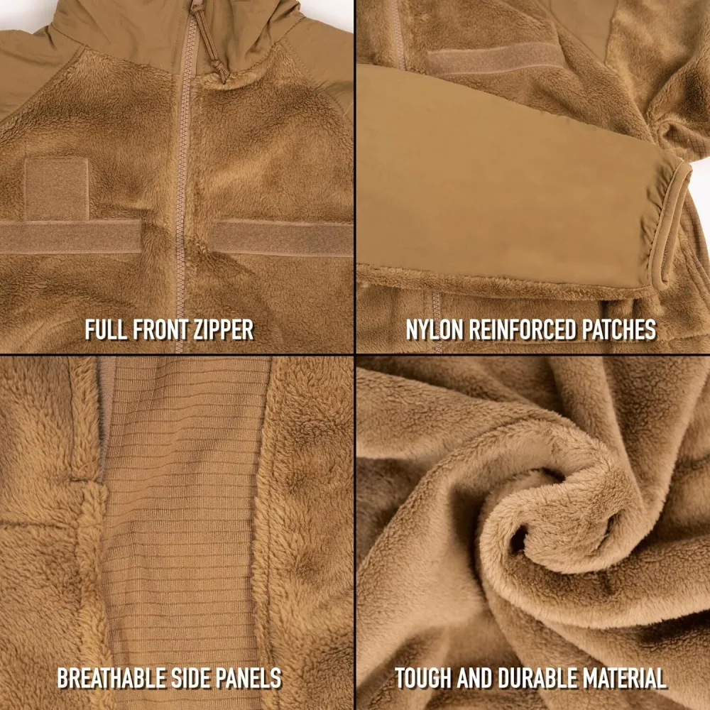 Level 3 ECWCS Fleece Jacket - Warm and Comfortable Cold Weather Coat