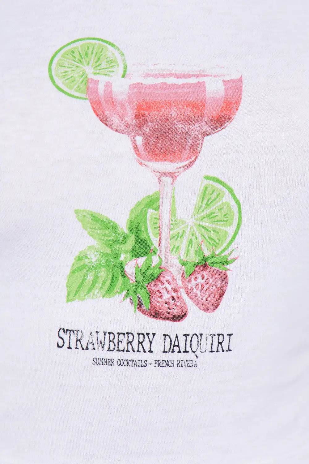 Drinks On Me Tee - White