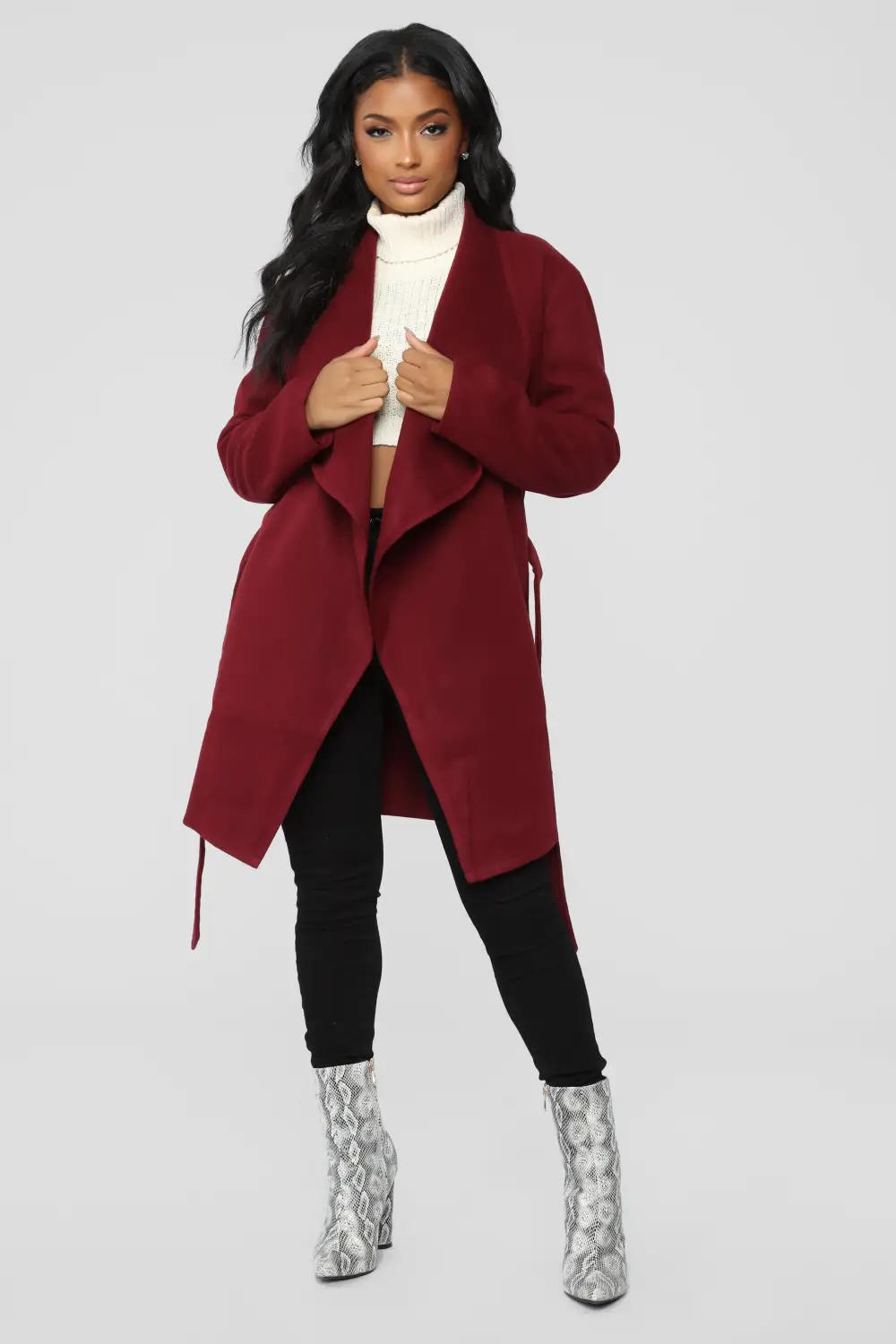 Manhattan Coat - Wine