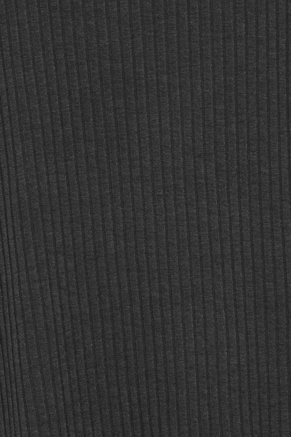 YOURS Curve Forest Green Ribbed Lettuce Hem Tunic Dress