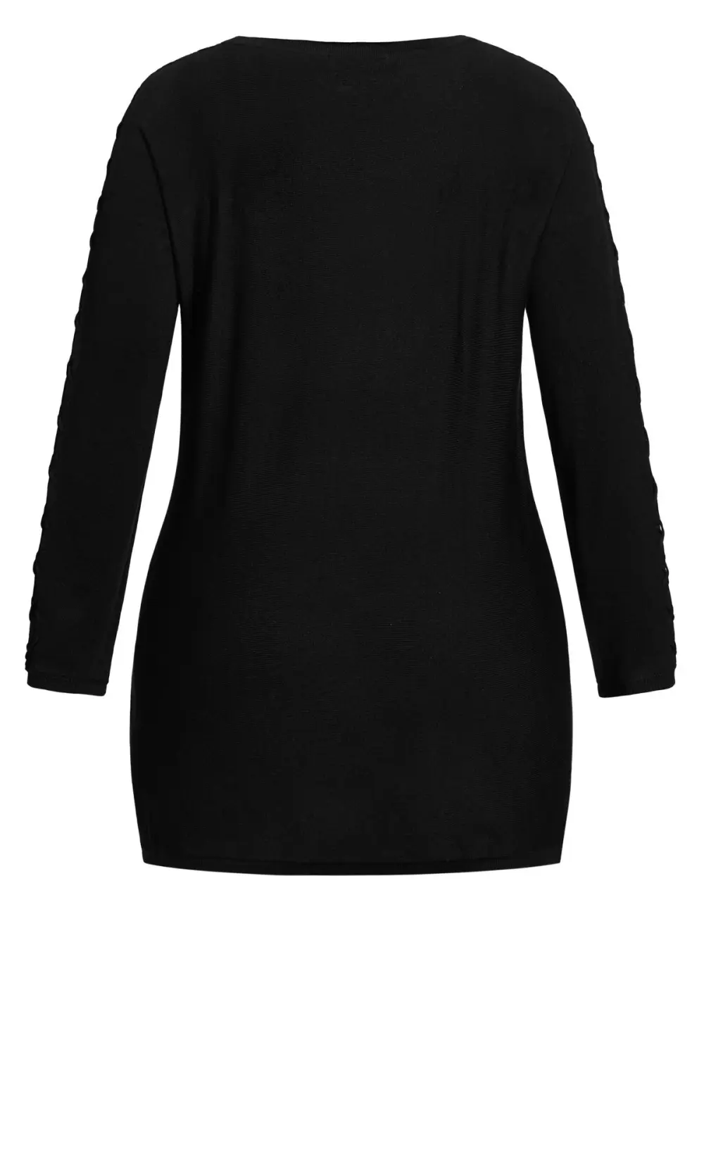 Evans Black Knot Sleeve Jumper