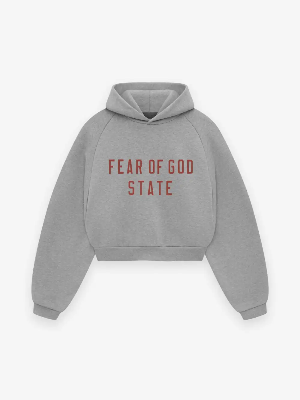 Womens Fleece Cropped Hoodie