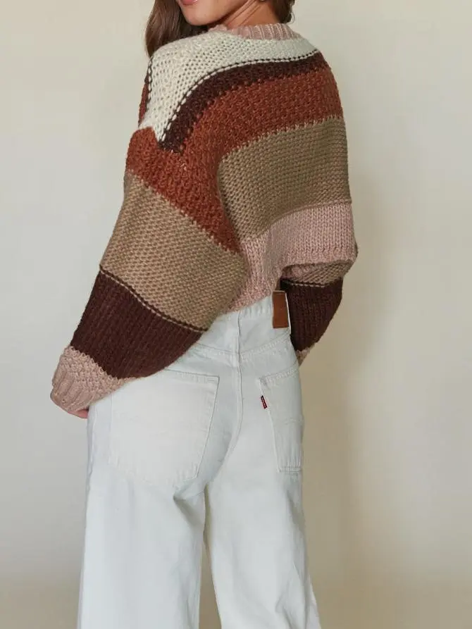 Sheridan Cropped Striped Sweater