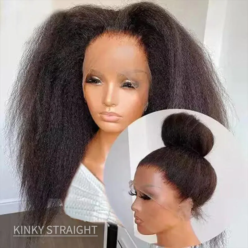 16-34inch 360 Lace Frontal Wig Super Natural Human Hair Wigs 180% Density