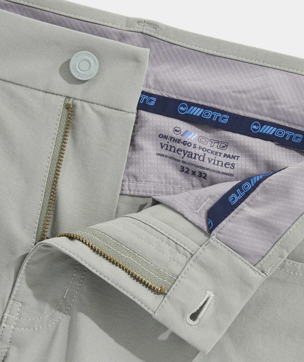 On-The-Go Canvas 5-Pocket Pants