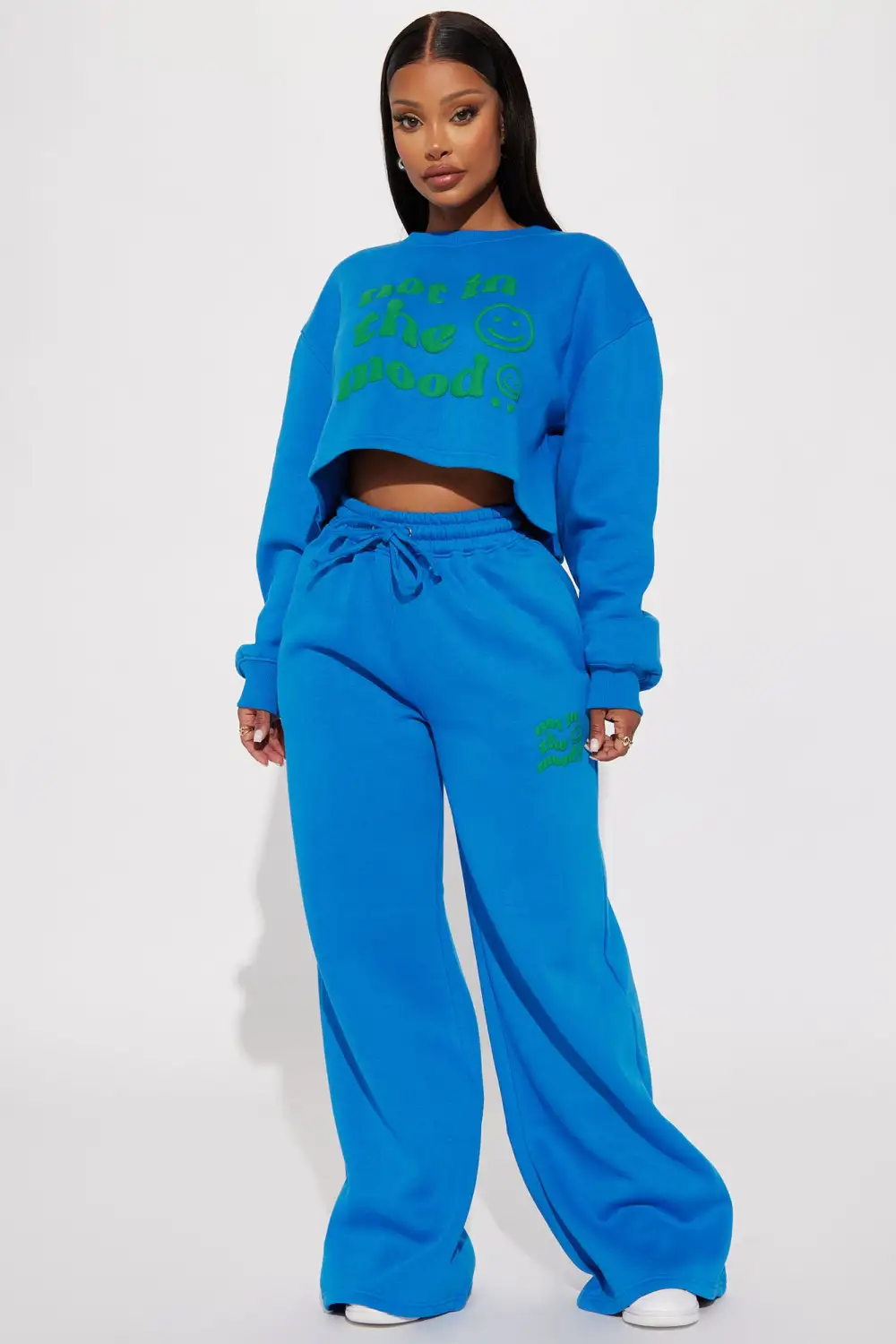 Not In The Mood Sweatshirt - Blue