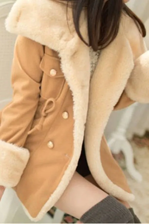 Double Breasted Hooded Outswear