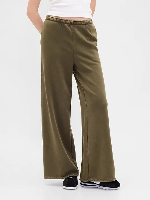 Women's VintageSoft Baggy Wide-Leg Sweatpants