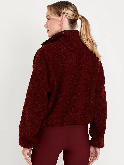 Quarter Zip Turtleneck Pullover