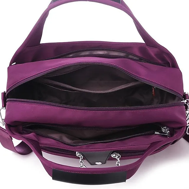 Women's Work Bag Polyester Oxford Cloth Daily Office & Career Camouflage Blue Camouflage Black Taro purple Camouflage purple